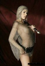 Aluminium Butted Chain Mail Top and Coif Viking for Women | Breast Size 38 To 40 picture