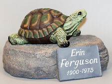 Turtle Cremation Urn Human Ashes Memorial Sculpture Unique Keepsake Burial Box picture