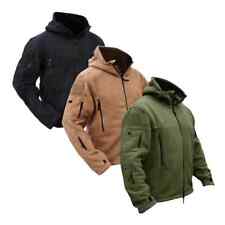 Men Casual Coat Tactical Recon Fleece Jacket Full Zip Army Hoodie Combat Hoody picture