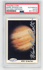 MARK SHOWALTER Signed 1990 Space Shots Jupiter Card #50 - SETI Astronomer -PSA picture