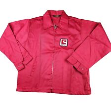Champlin Oil Refinery Work Shirt Large Original New Never Washed Vintage Red  picture