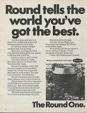 1971 Carrier Central Air Conditioning System Round Tells The World Best Print Ad picture