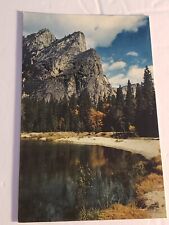 Postcard Yosemite National Park California Three Brothers Postcard #108 picture