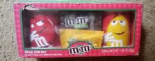 Vintage M&M's Collectible M&Ms Decal mug Gift set by Galerie New In Box picture