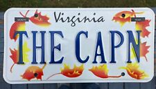Exp Virginia DMV License Virginia Plate Va Personalized Vanity The CAPN Tag Sign picture