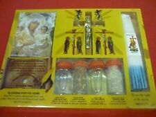 Zuluf Holy Land Set of Holy Water,Soil,Oil,Insence Holy Candle Mary Icon and picture