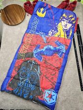 Vintage STAR WARS Sleeping Bag 1997 Darth Vader Luke Skywalker 30X57 A NEW HOPE picture