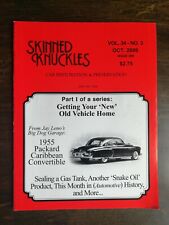 Skinned Knuckles Magazine Oct  2009 1955 Packard Caribbean Convertible  picture