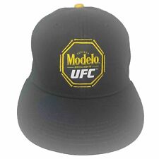 Modelo Cerveza UFC Black Gold Back Adjustable Hat New Rare picture