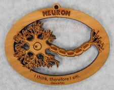 NEURON--Brain Cell Anatomy Synapse Biology Science Nestled Pines wood ornament picture