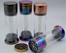 50MM Aluminum Alloy Herb Spice Grinder with Transparent Cone Filler and Storage picture