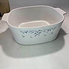 Vintage CorningWare “Provincial Blue” 5 Liter Casserole A-5-B with Travel Lid picture
