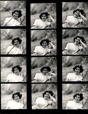 LV98 Original Contact Sheet Photo ANN THOMSON Natural Beauty Classic Glamour picture