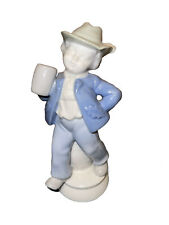 Vintage Gerold Porzellan Porcelain Figurine West Germany Boy W/ Stein picture