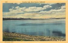 Frashers Linen Postcard; Crowley Lake, Mono County CA Unposted picture