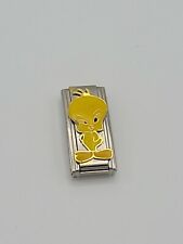 Tweety Bird Italian SS Link Charm Warner Bros. Brothers- Two times normal size picture