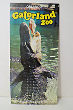 Vintage 1983 Gatorland Zoo Florida Brochure - $4.75 Adult Admission Price - NEW picture