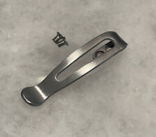 Satin Stubby Titanium Deep Pocket Clip For WE Knife Civivi Baby Banter Knife picture
