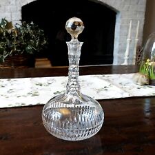 Antique Circa 1900 French Crystal Wine Decanter picture
