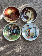 Four 1977 Norman Rockwell Collector plates picture