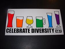 BELLS BREWING Celebrate Diversity LOGO STICKER decal craft beer brewery picture