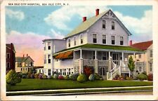 Linen Postcard Sea Isle City Hospital in Sea Isle City, New Jersey picture