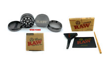 raw 1 1/4 lean size cone loader kit+ raw life grinder small size 4 pieces picture