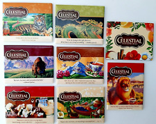 CELESTIAL SEASONINGS Set of 8 MAGNETS w/Artwork from Celestial Tea Boxes & Logo picture