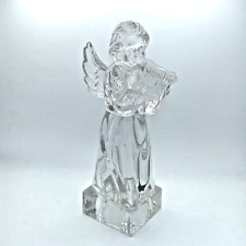 Mikasa Lead Crystal Glass Angel with Harp from Herald Collection Made in Germany picture