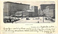 Vintage Postcard- Market Square. Providence, RI. -Cancellation 1904 picture