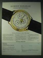 1989 Hamilton Moon-Phase Watch Ad - A precision triple-Orbit Timepiece picture