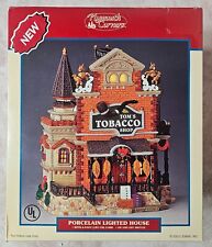 Lemax Plymouth Corners Tom's Tobacco Shop and Cigar Store RARE Christmas Village picture
