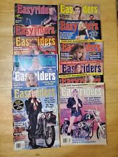1989 EASYRIDER MOTORCYCLE MAGAZINES Lot Of 12 picture
