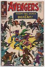 Avengers 24 Marvel 1966 VG Kang Captain America Hawkeye Jack Kirby picture
