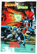 VINTAGE HUGE 1994 Batman Spawn War Devil 26x38 Poster picture