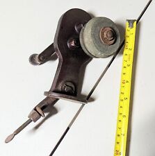 Vintage Hand Grinder Hand Crank Bench Clamp - Unbranded picture