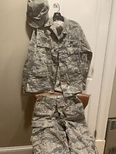 VTG US Air Force OCP Uniform Size 36R Coat, 32” Trouser, 7.5 Hat Set Camouflage picture