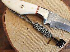 325 Paracord Knife Lanyard With A Metal Cold Stamped Medieval Hammer Bead  NEW picture