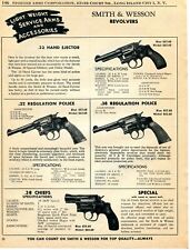 1955 Print Ad of Smith & Wesson S&W Revolver Regulation Police, 32 Hand Ejector picture