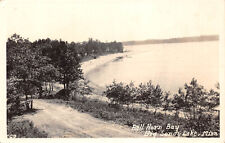 UPICK Postcard Bell Horn Bay Big Sandy Lake Minnesota RPPC 1934 picture