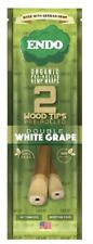 Endo Flavored Herbal Pre-Rolled Papers w Wood Tips White Grape 5/2ct picture