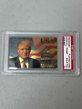 PRESIDENT Donald Trump Playing Card EMC Graded 10 MINT GOLD FOIL #6 picture