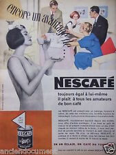 1958 advertising nescafé coffee 100% pure for lovers of good coffee-advertising picture