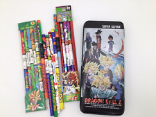 Dragon Ball Z Can Pen Case & GT 14 pencils Vintage Stationary Anime Bird Studio picture