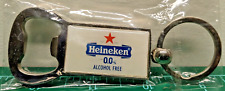 Heineken 0.0 Alcohol Free Beer Bottle Opener Metal Keychain NOWYOUCAN New Sealed picture