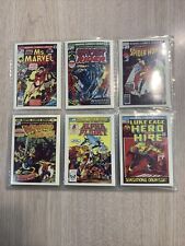 MARVEL SUPERHEROES FIRST ISSUE COVERS 6 CARDS NM 1984 ALL # 1’S EARLY MARVELS picture