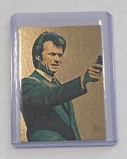 Dirty Harry Gold Plated Limited Artist Signed Clint Eastwood Trading Card 1/1 picture