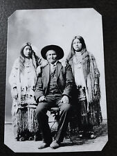 Geronemo Apache Leader With His Two Nieces tintype C950RP picture