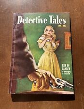 Detective Tales January 1951 Vol 47 #1 Rim Of Danger VG+ Dark Flight Woolrich picture