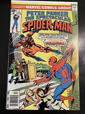 🔥 SPECTACULAR SPIDER-MAN #1 (1976) NEWSSTAND 1st Edward Lansky VERY NICE KEY 🔥 picture